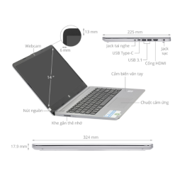 Laptop HP 340S G7 i3-1005G1 (224L1PA) Hàng Chính Hãng - Giá Tốt Laptop HP 340s G7 i3 1005G14GB512GBWin10