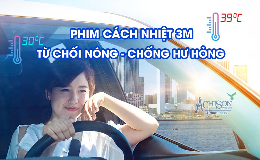 Phim Cách Nhiệt 3M – Giải Pháp Chống Nóng Hiệu Qủa Cho Ô Tô Và Nhà Ở
