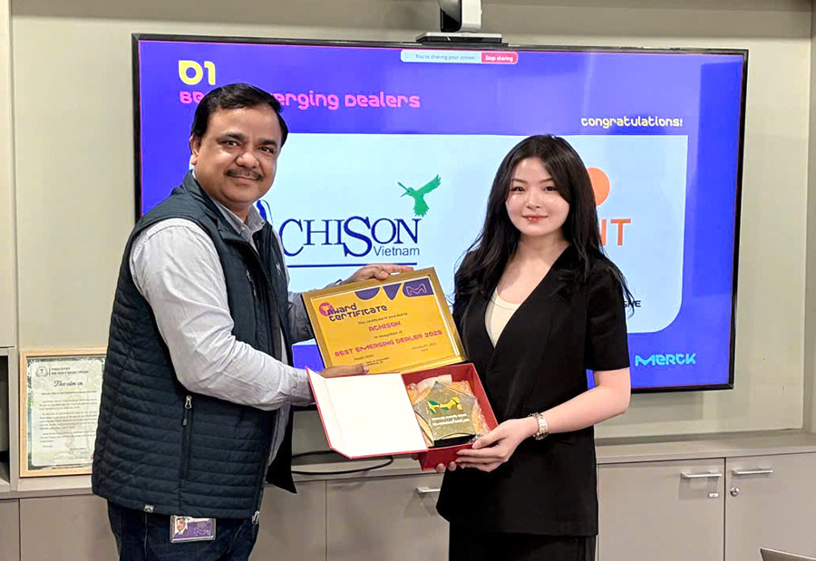 achion vinh du dat giai best emerging dealer 2025 cua tap doan merck 1