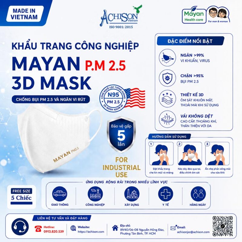 khau trang cong nghiep mayan pm2 5 3d mask 1